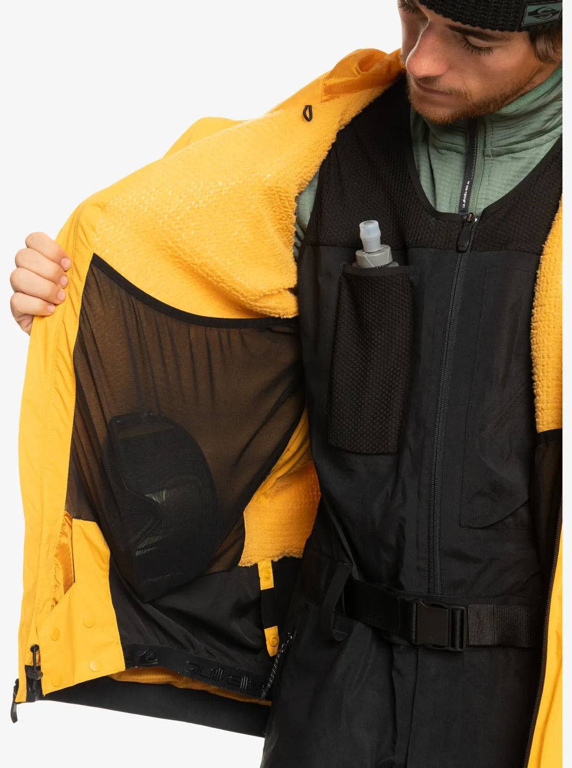 Ultralight Gore-Tex® Technical Snow Jacket - Mineral Yellow sold by Quiksilver product image thumbnail 4