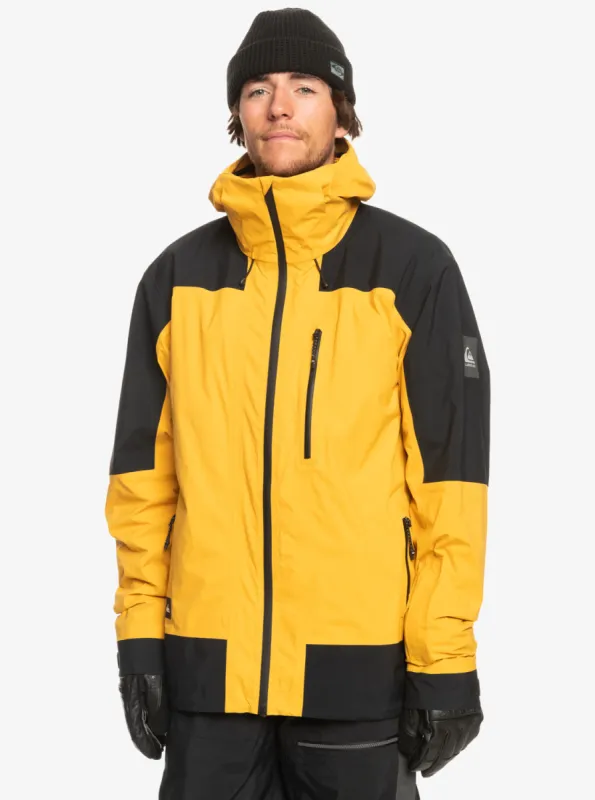 Ultralight Gore-Tex® Technical Snow Jacket - Mineral Yellow sold by Quiksilver