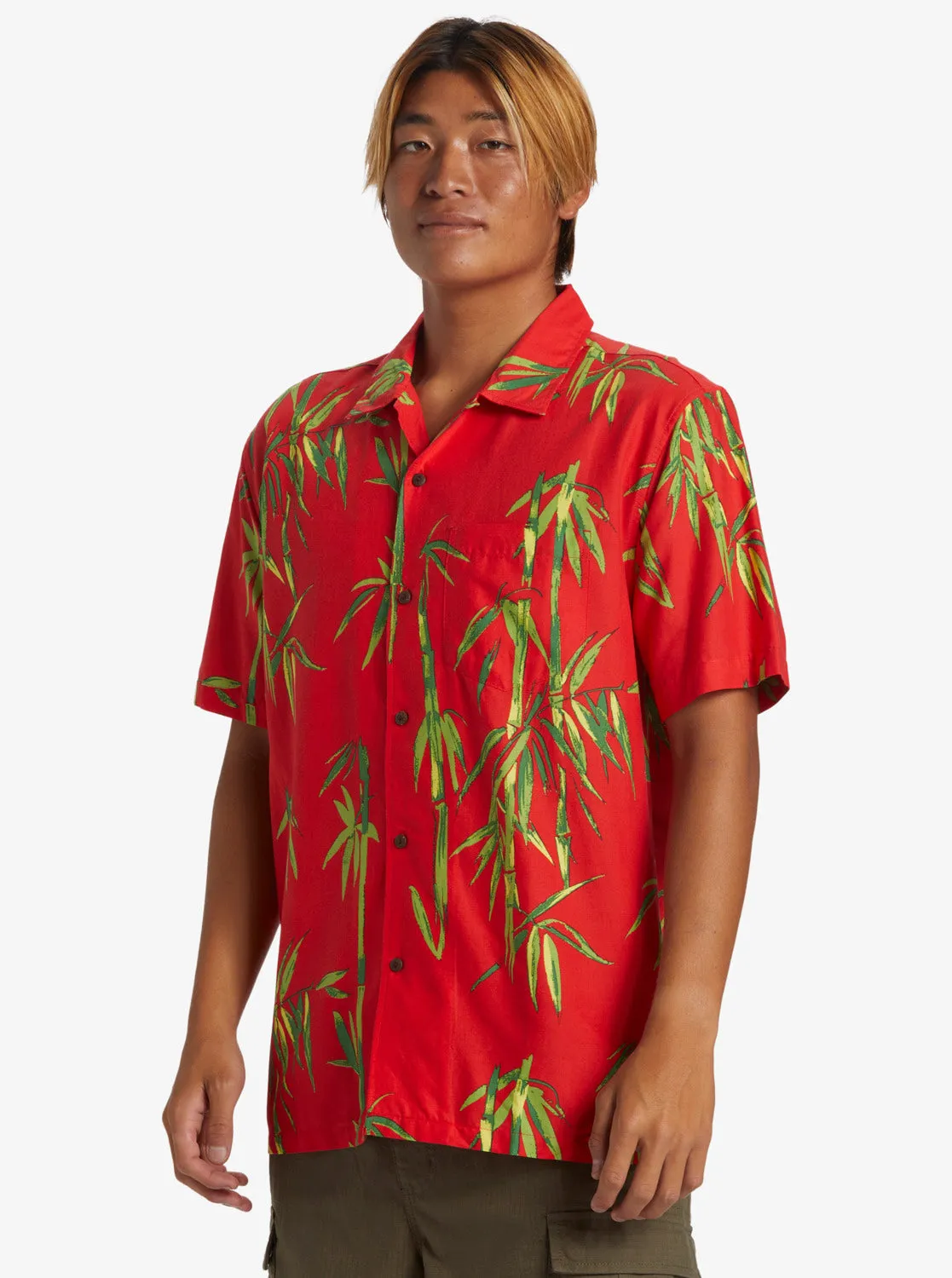 Bamboo DNA Island Short Sleeve Shirt - Salsa DNA Aop Better Ss sold by Quiksilver
