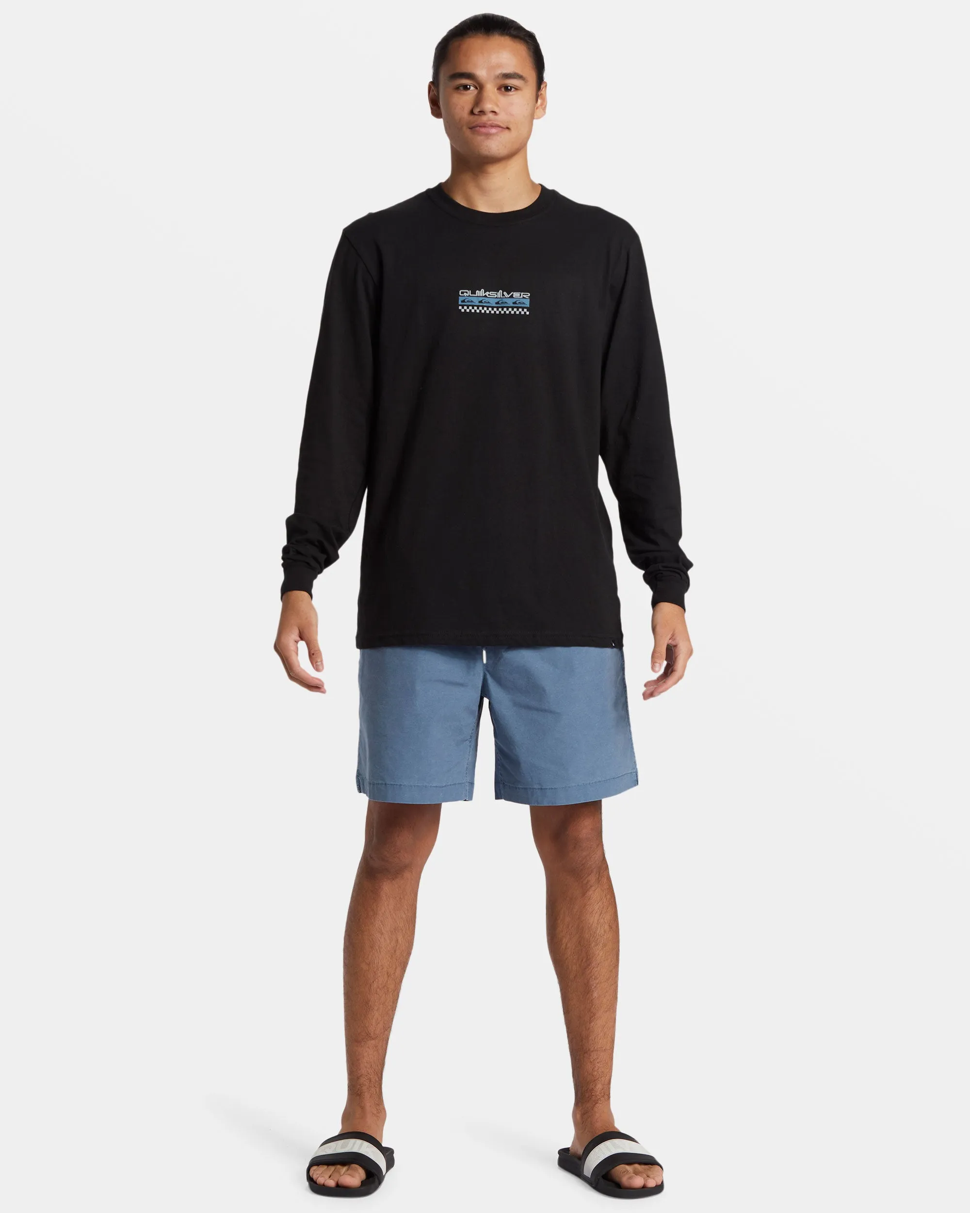 Omni Check Turn Long Sleeve T-Shirt - Black sold by Quiksilver product image thumbnail 3