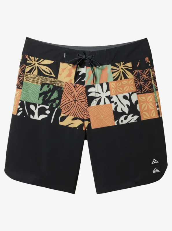 Surfsilk Hawaii Blocked 19" Boardshorts - Black sold by Quiksilver