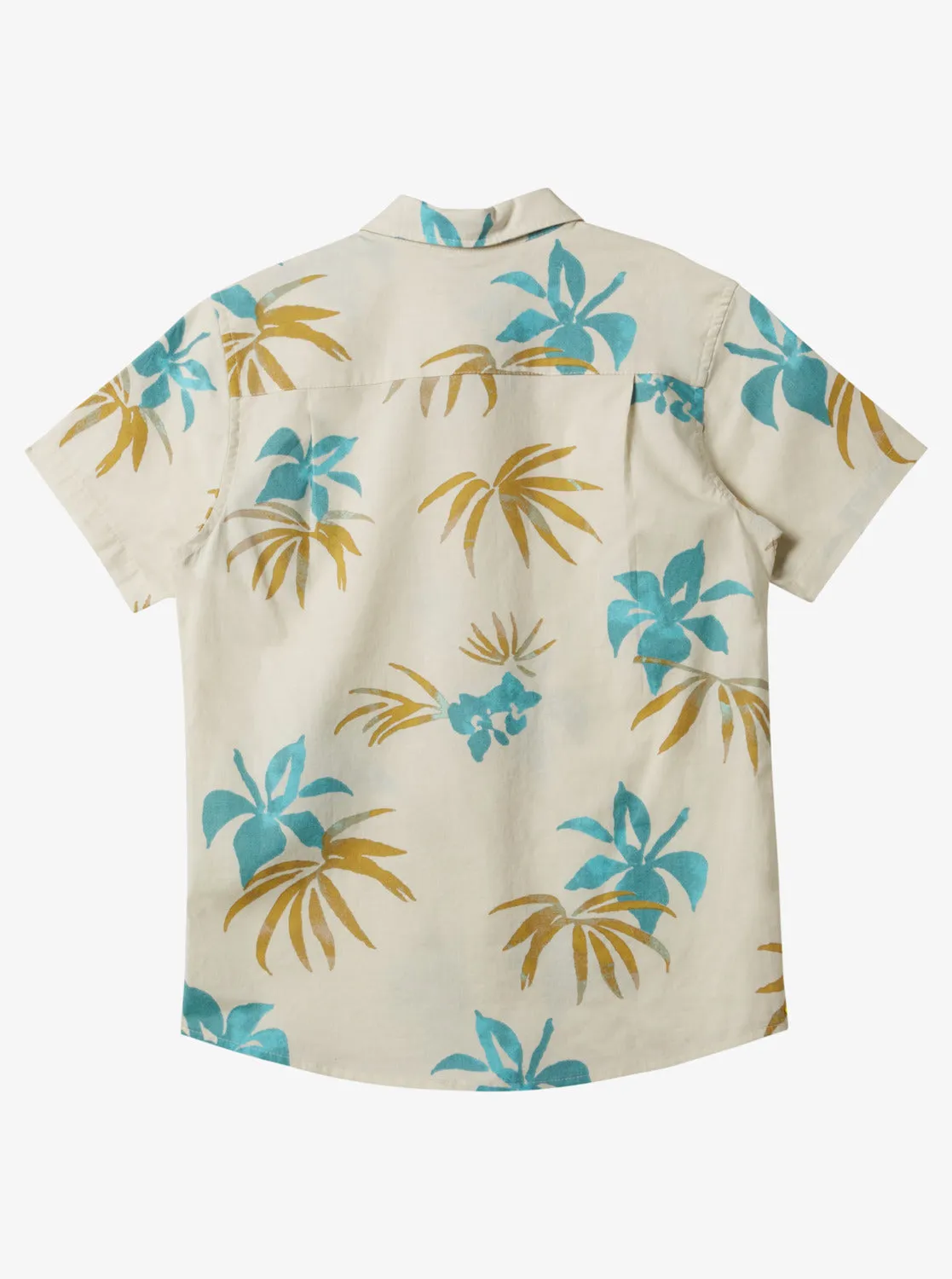 Boys 8-16 Apero Classic Short Sleeve Woven Shirt - Snow White Aop Mix Bag Ss sold by Quiksilver product image thumbnail 2