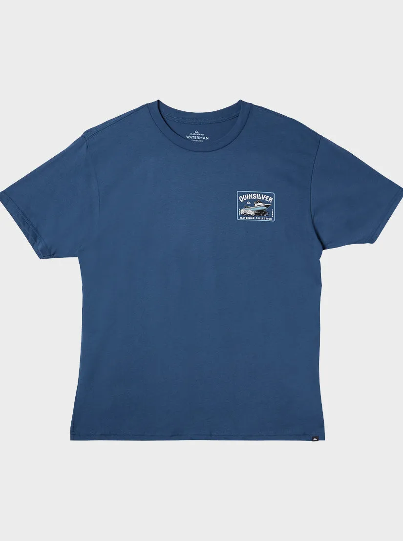 Waterman Sea Search T-Shirt - Ensign Blue sold by Quiksilver product image thumbnail 2
