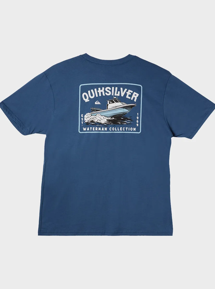 Waterman Sea Search T-Shirt - Ensign Blue sold by Quiksilver