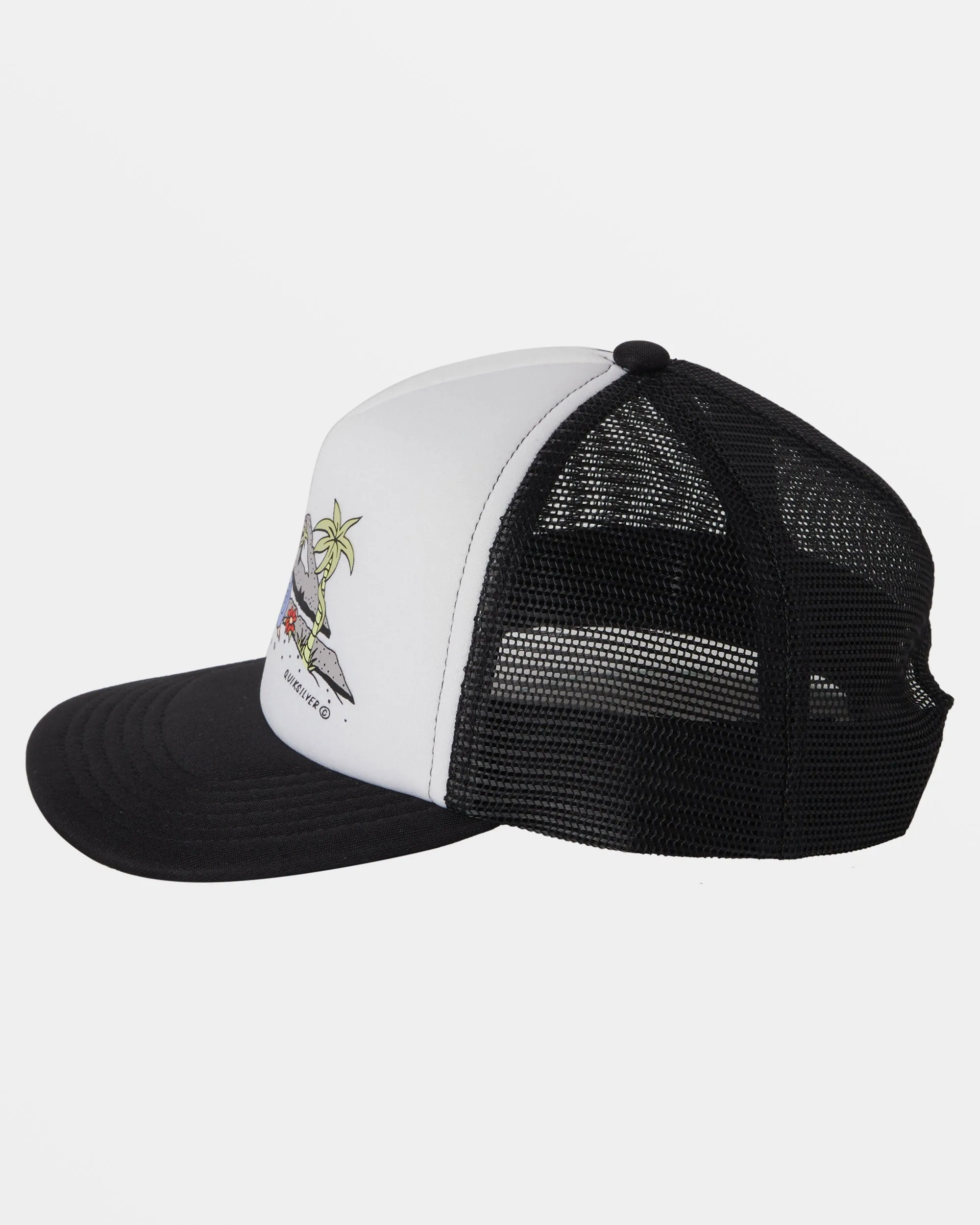 Boys 2-7 Slab Bruiser Trucker Hat - White sold by Quiksilver product image thumbnail 3