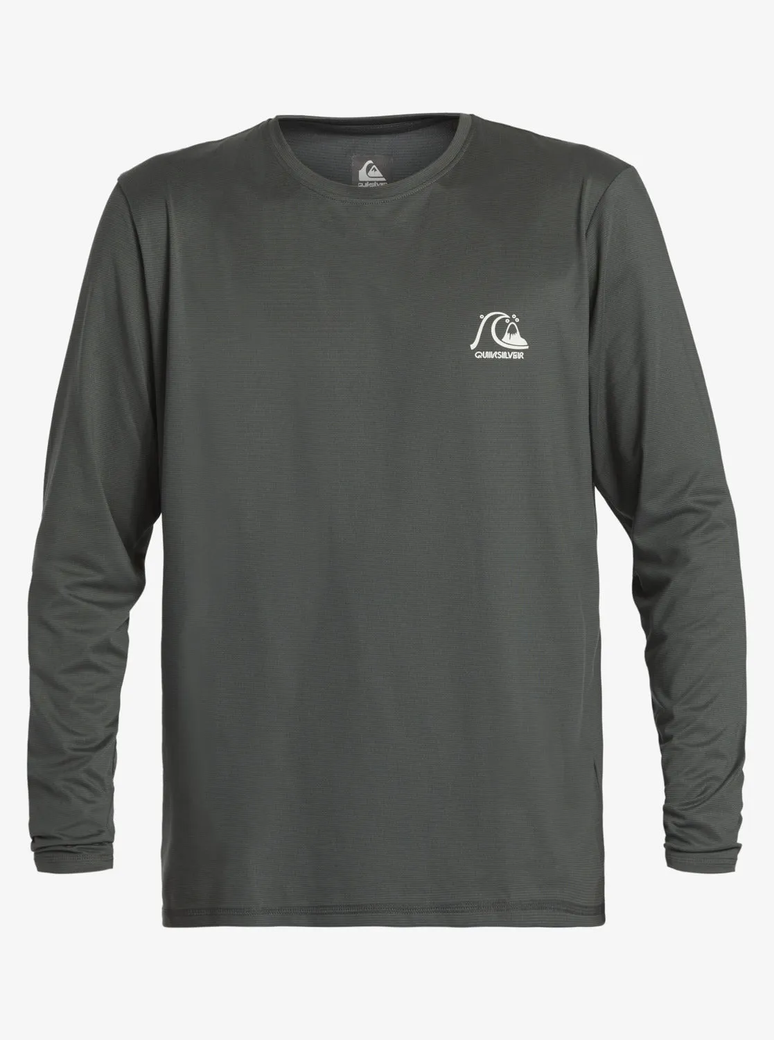 Heritage Heather Hooded Long Sleeve UPF 50 Surf Tee - Iron Gate sold by Quiksilver