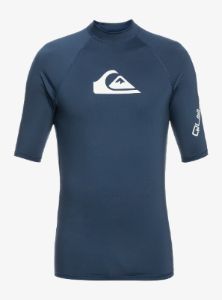 Boys 8-16 All Time Short Sleeve Rashguard - Insignia Blue sold by Quiksilver