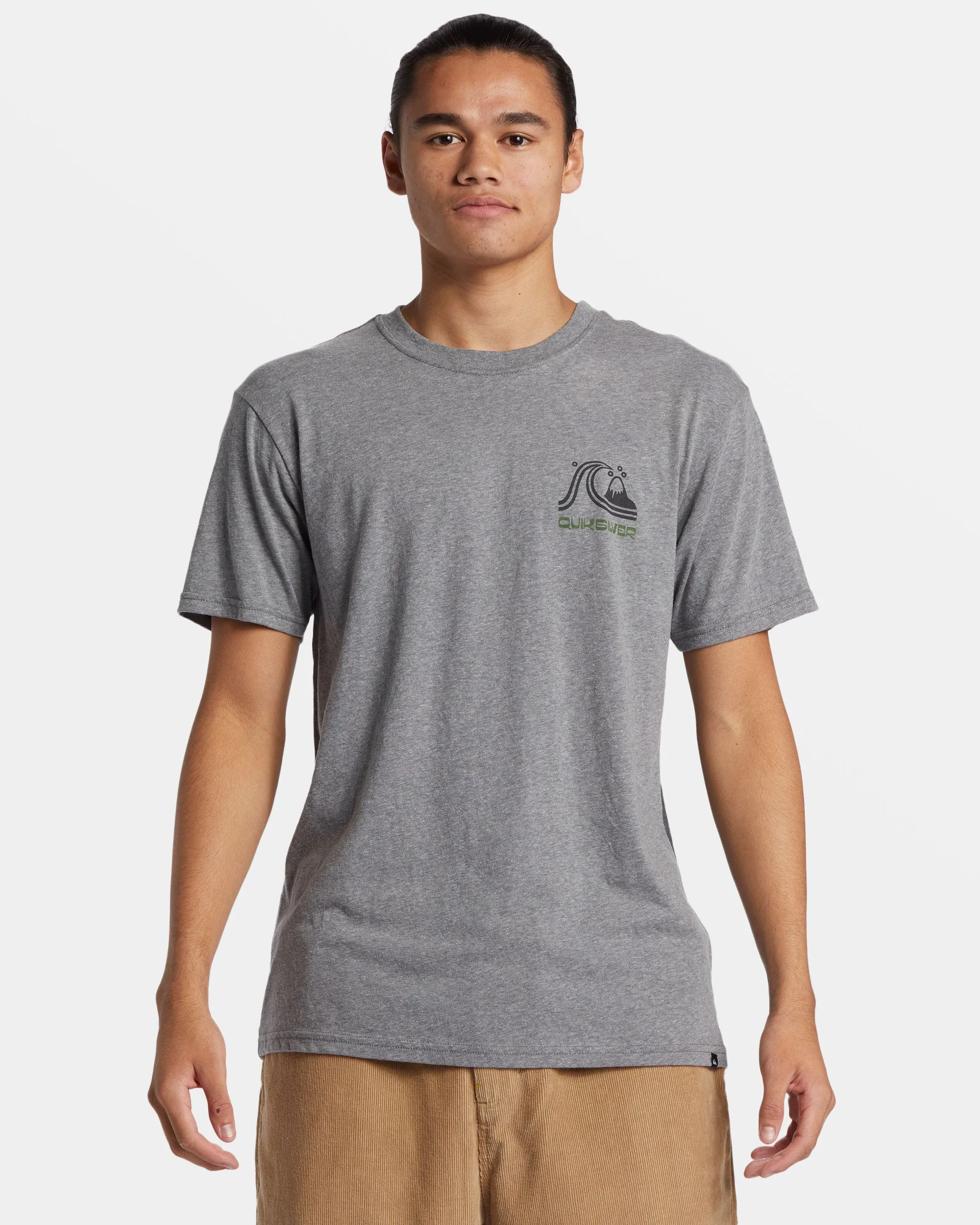 Outer Island Mod T-Shirt - Medium Grey Heather sold by Quiksilver