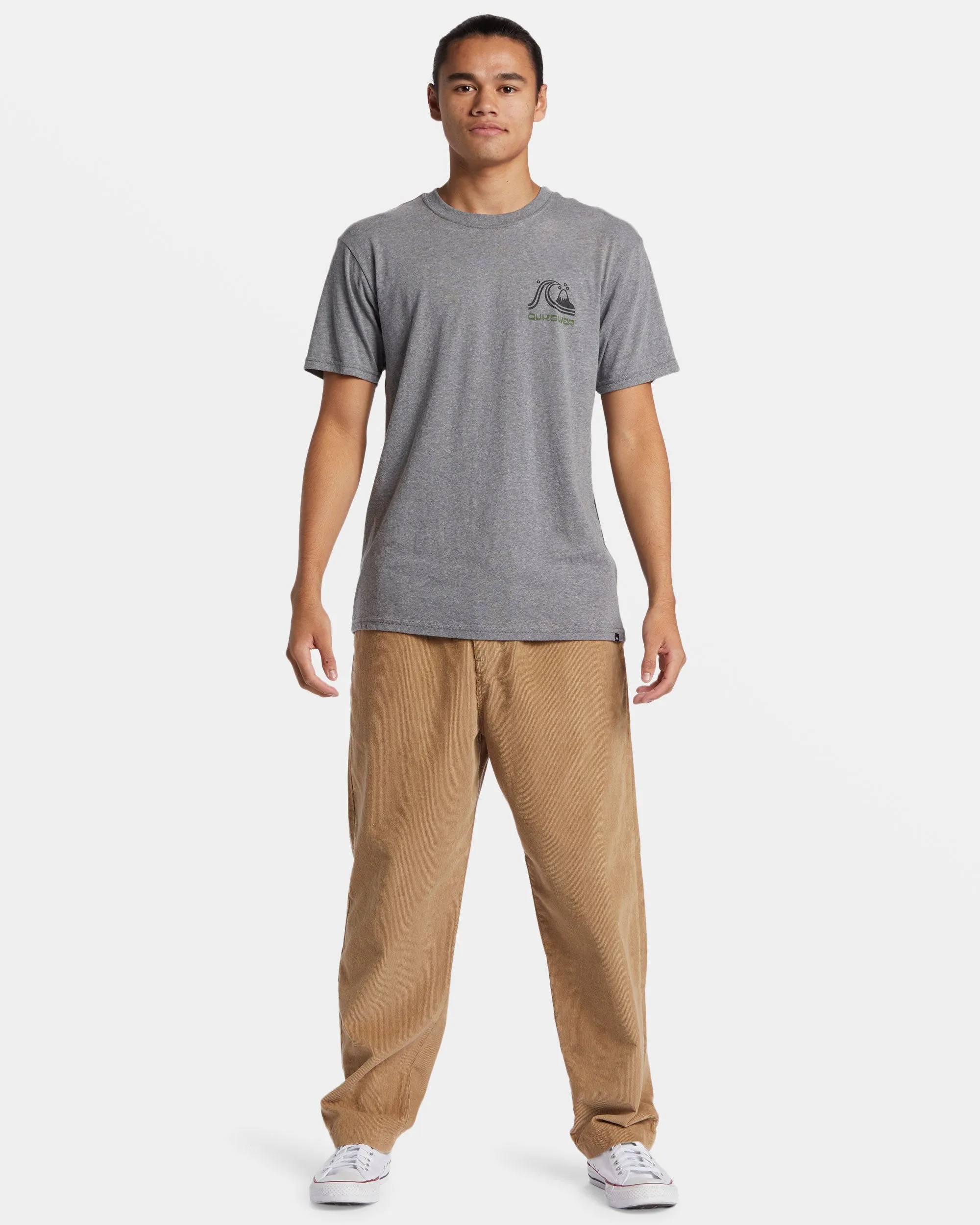 Outer Island Mod T-Shirt - Medium Grey Heather sold by Quiksilver product image thumbnail 3