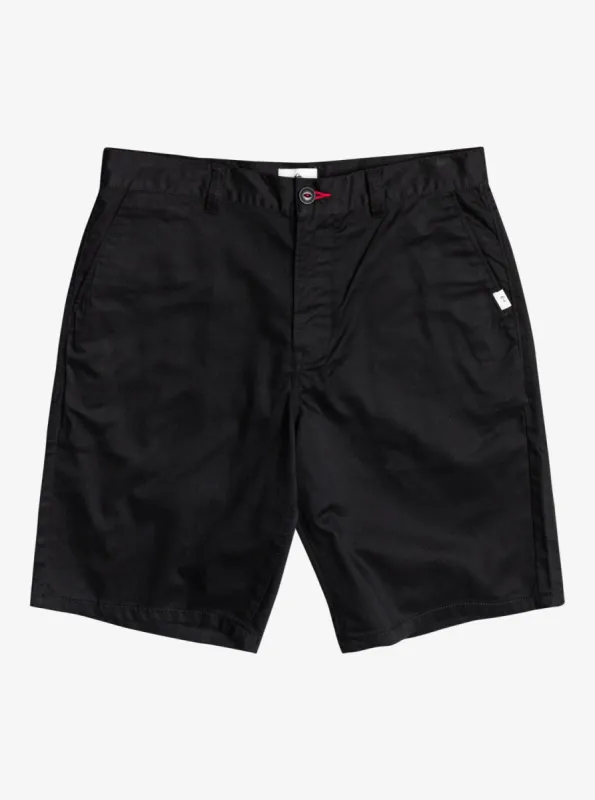 Crest Chino 21" Shorts - Black sold by Quiksilver