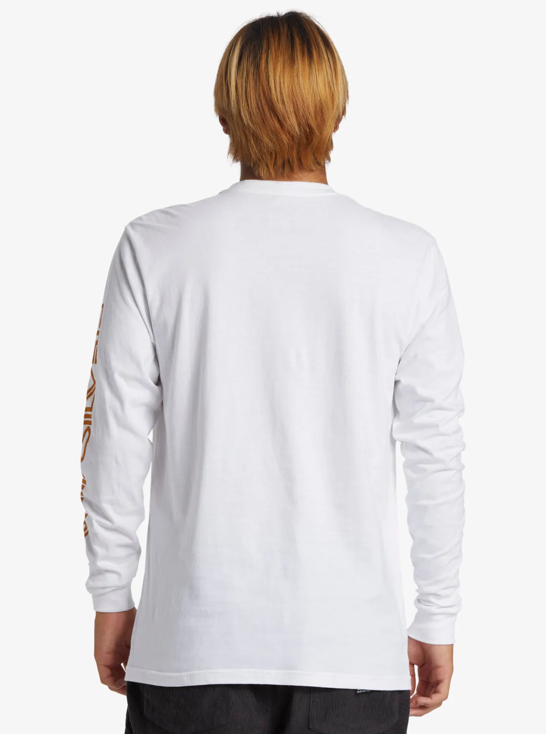 Comp Logo Long Sleeve T-Shirt - White sold by Quiksilver product image thumbnail 5
