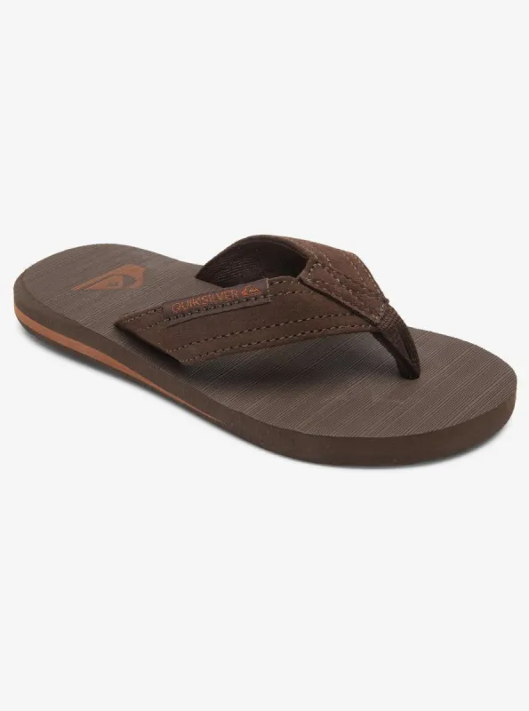 Boys 8-16 Carving Suede Sandals - Demitasse sold by Quiksilver