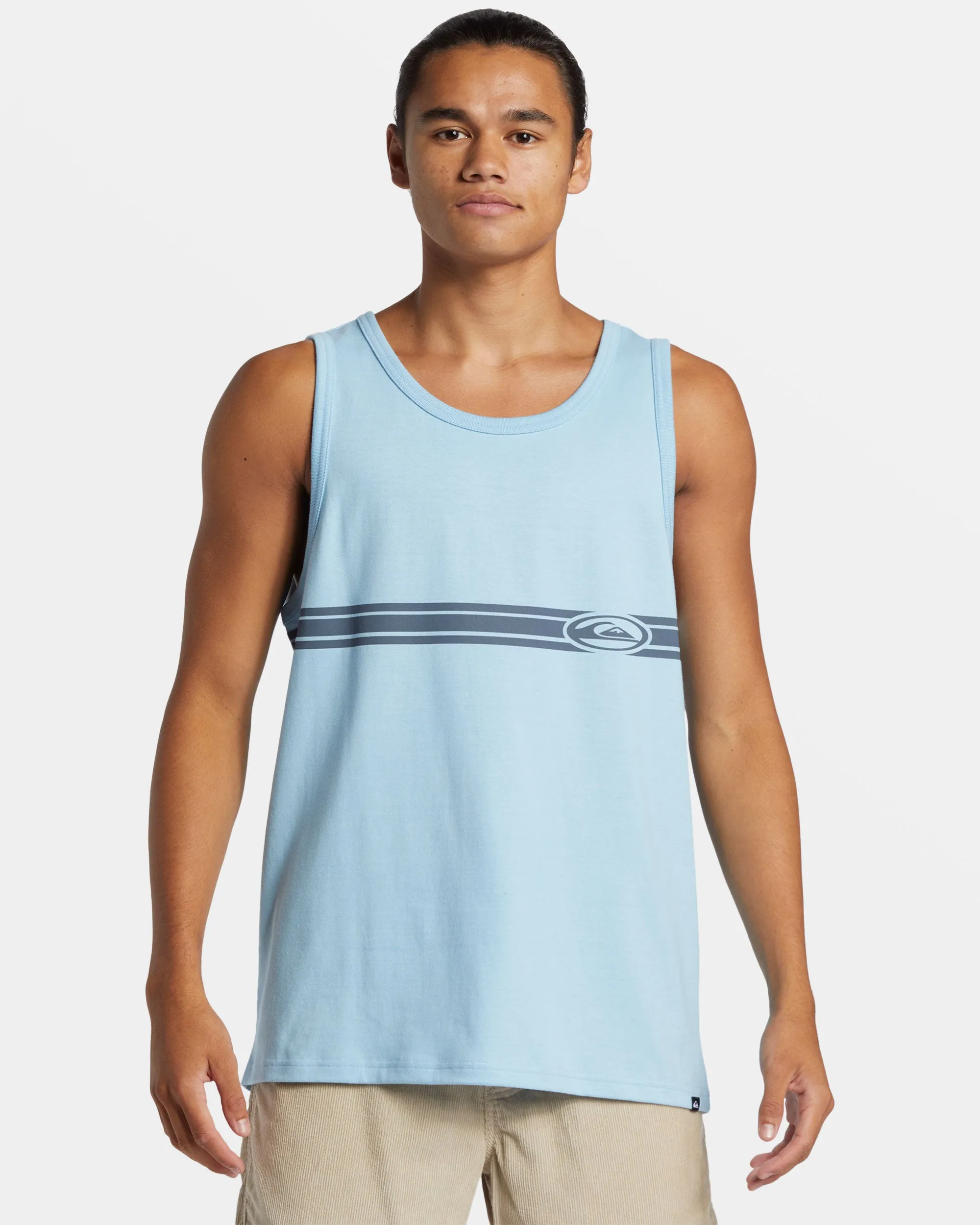 Comp Stripe Tank - Airy Blue sold by Quiksilver