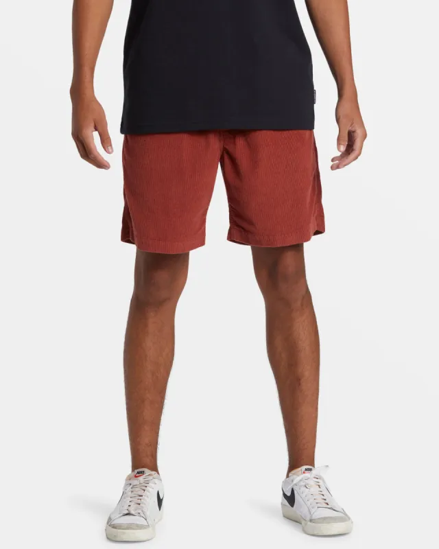 Taxer Corduroy Shorts - Henna sold by Quiksilver