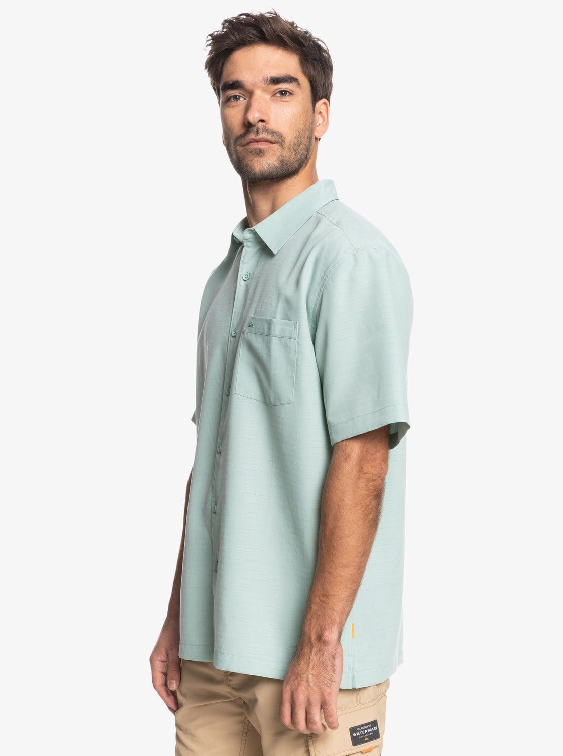 Waterman Centinela Premium Anti-Wrinkle Shirt - Harbor Gray Centinella sold by Quiksilver product image thumbnail 4