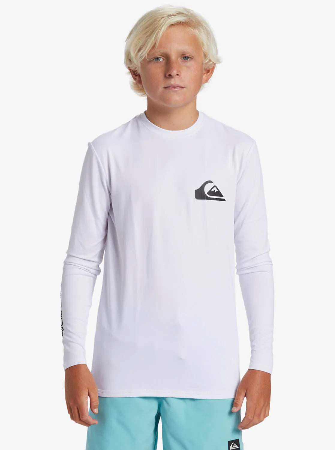 Boys 8-16 Everyday Long Sleeve Surf Tee - White sold by Quiksilver product image thumbnail 3