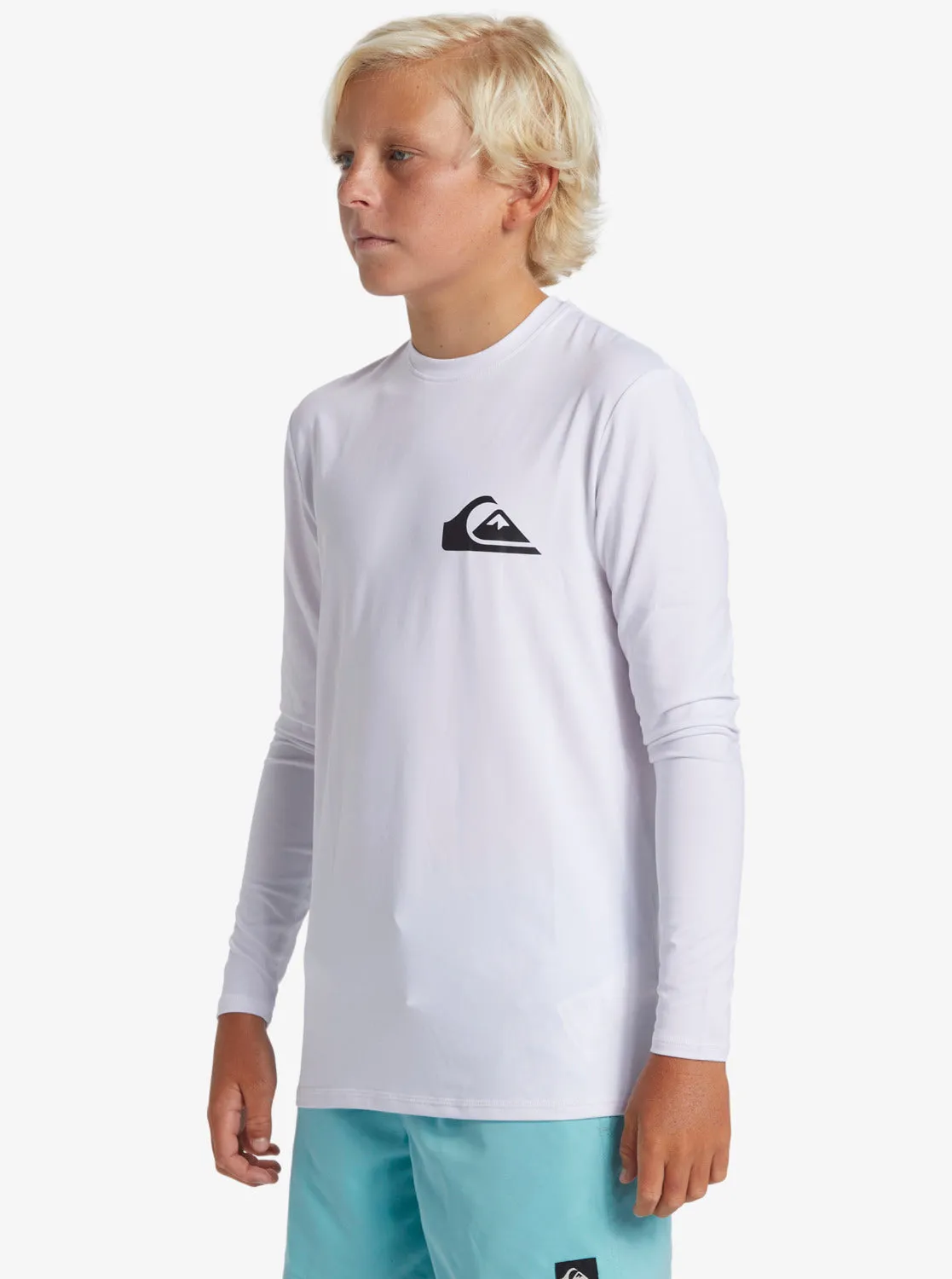 Boys 8-16 Everyday Long Sleeve Surf Tee - White sold by Quiksilver product image thumbnail 4