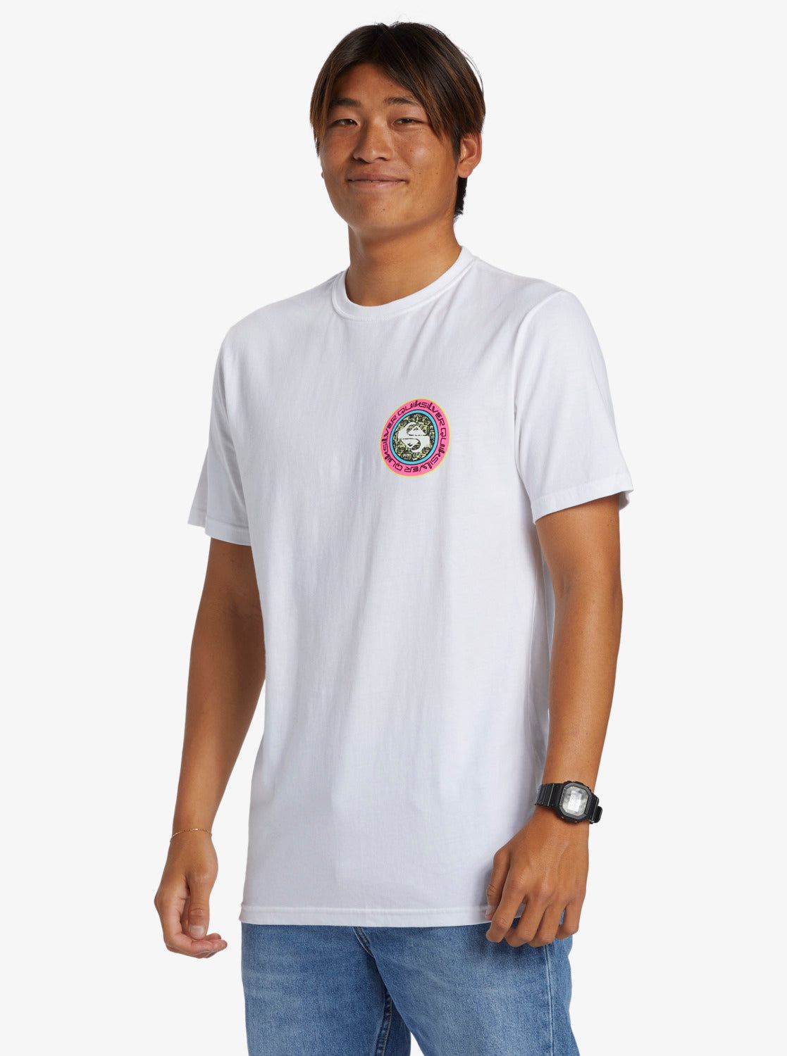 Omni Circle T-Shirt - White sold by Quiksilver product image thumbnail 4