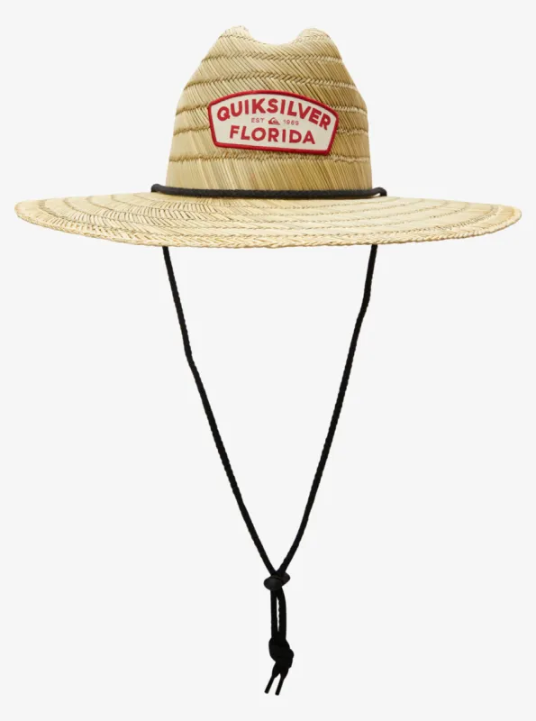 Destinado Pierside Sun Protection Hat - Black/Florida sold by Quiksilver