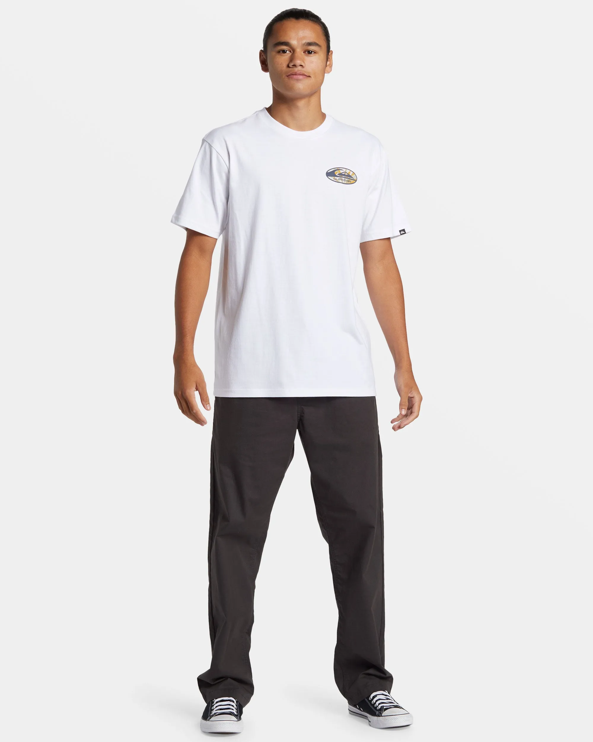 Retro Link T-Shirt - White sold by Quiksilver product image thumbnail 3