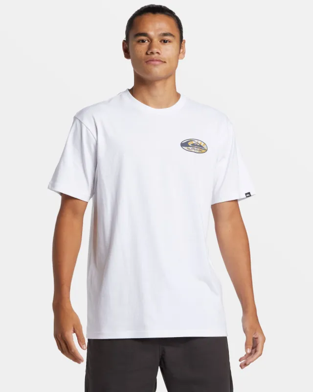 Retro Link T-Shirt - White sold by Quiksilver
