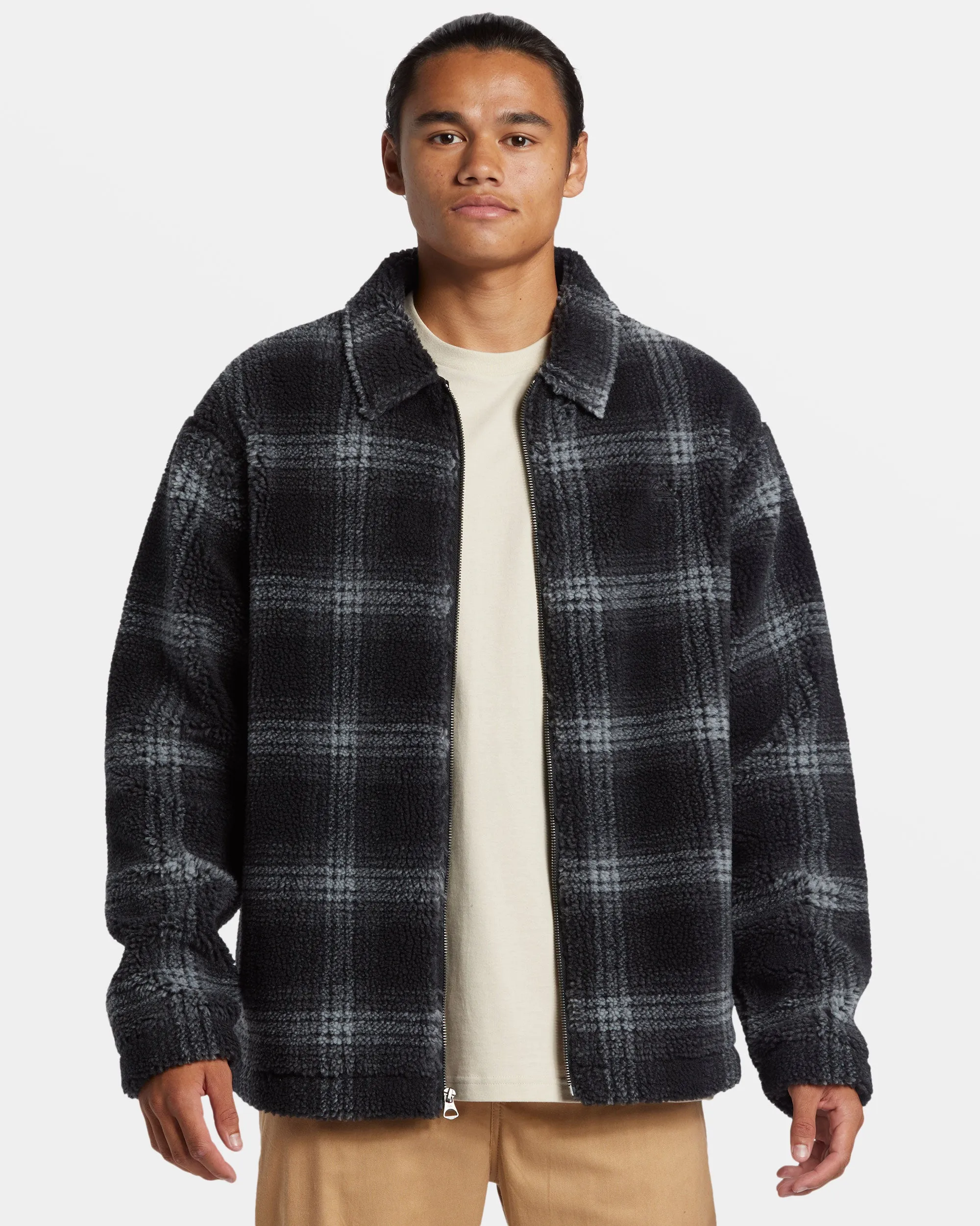 Deck Zip-Up Jacket - Deck Fleece-Black sold by Quiksilver
