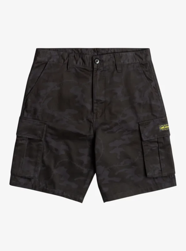 Mikey Cargo Shorts - Tarmac Mongrel Camo sold by Quiksilver