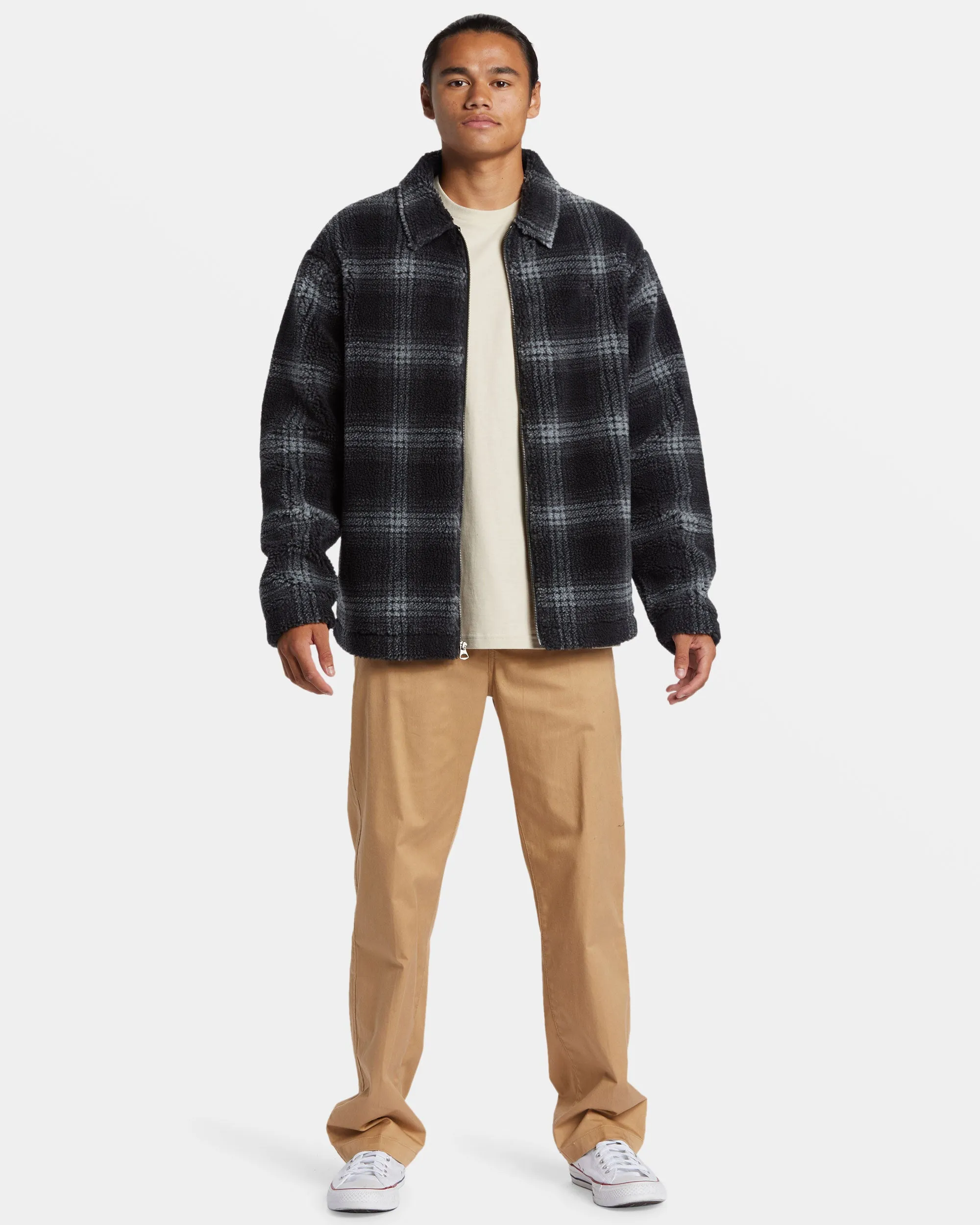 Deck Zip-Up Jacket - Deck Fleece-Black sold by Quiksilver product image thumbnail 3