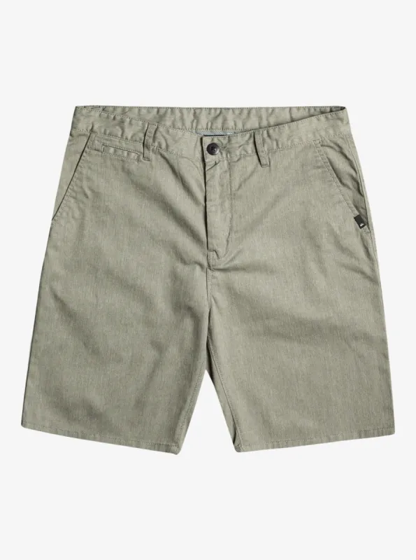 Everyday Union Stretch Chino 20" Shorts - Light Grey Heather sold by Quiksilver