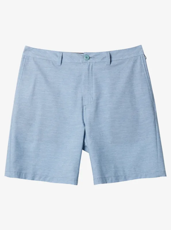 Union Heather Amphibian 20" Hybrid Shorts - Blue Shadow sold by Quiksilver