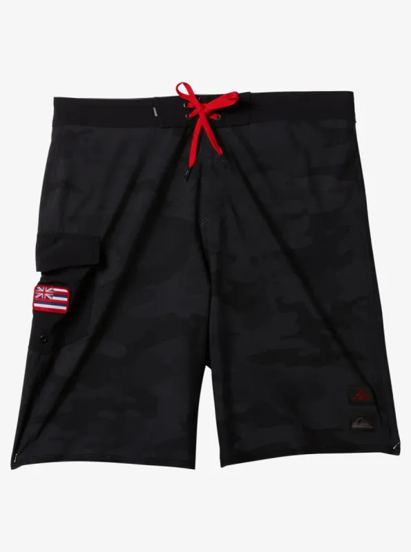Surfsilk Hawaii Camo 21 21" Boardshorts - Black sold by Quiksilver