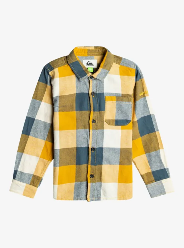 Boys 2-7 Motherfly Boy Long Sleeve Shirt - Mustard Motherfly sold by Quiksilver