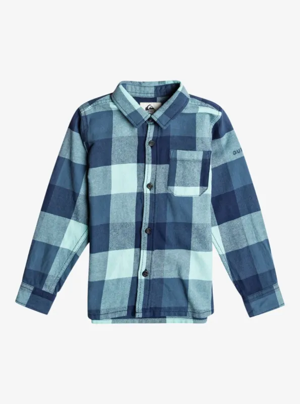 Boys 2-7 Motherfly Boy Long Sleeve Shirt - Pastel Turquoise Motherfly sold by Quiksilver