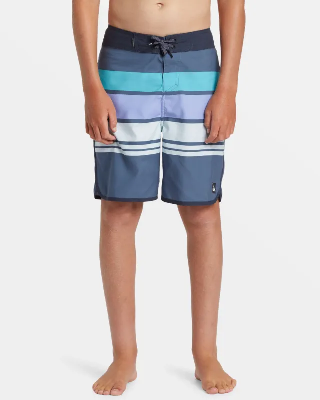 Boys 8-16 Everyday Stripe 17" Boardshorts - Vintage Indigo sold by Quiksilver