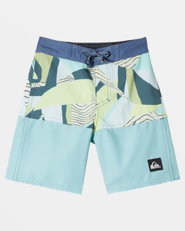 Boys 2-7 Everyday Division 13" Boardshorts - Aquifer made by Quiksilver