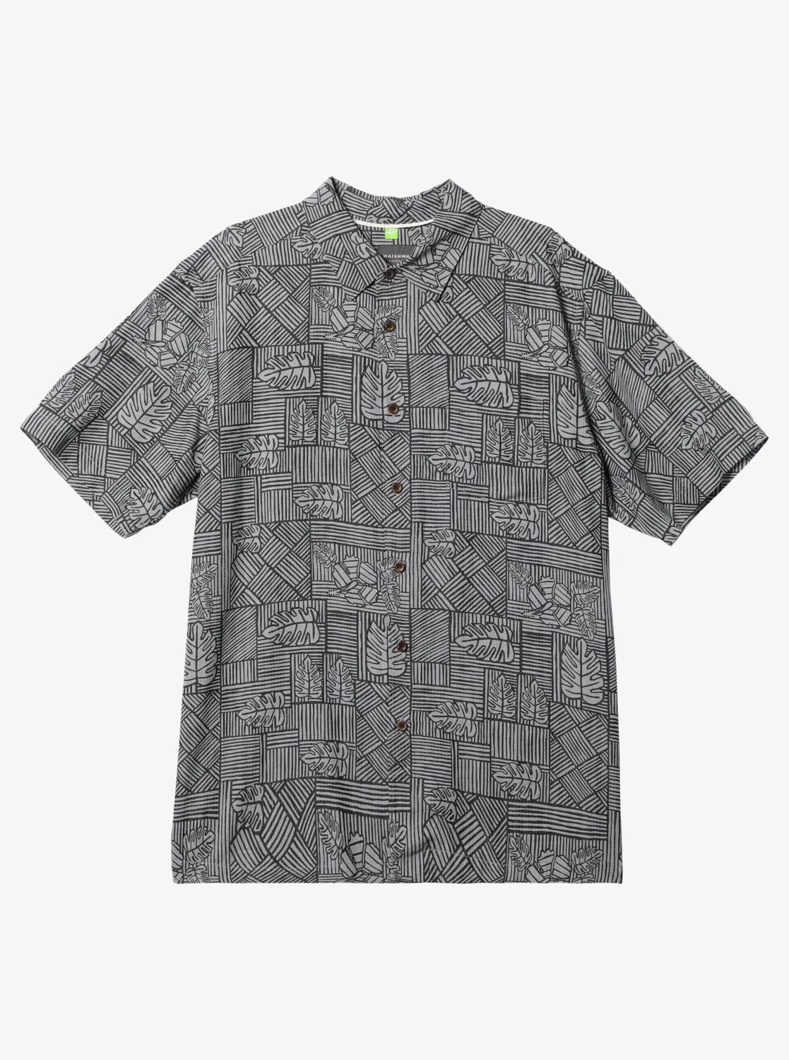 Waterman Amazed Palm Woven Shirt - Black Amazed Palm sold by Quiksilver