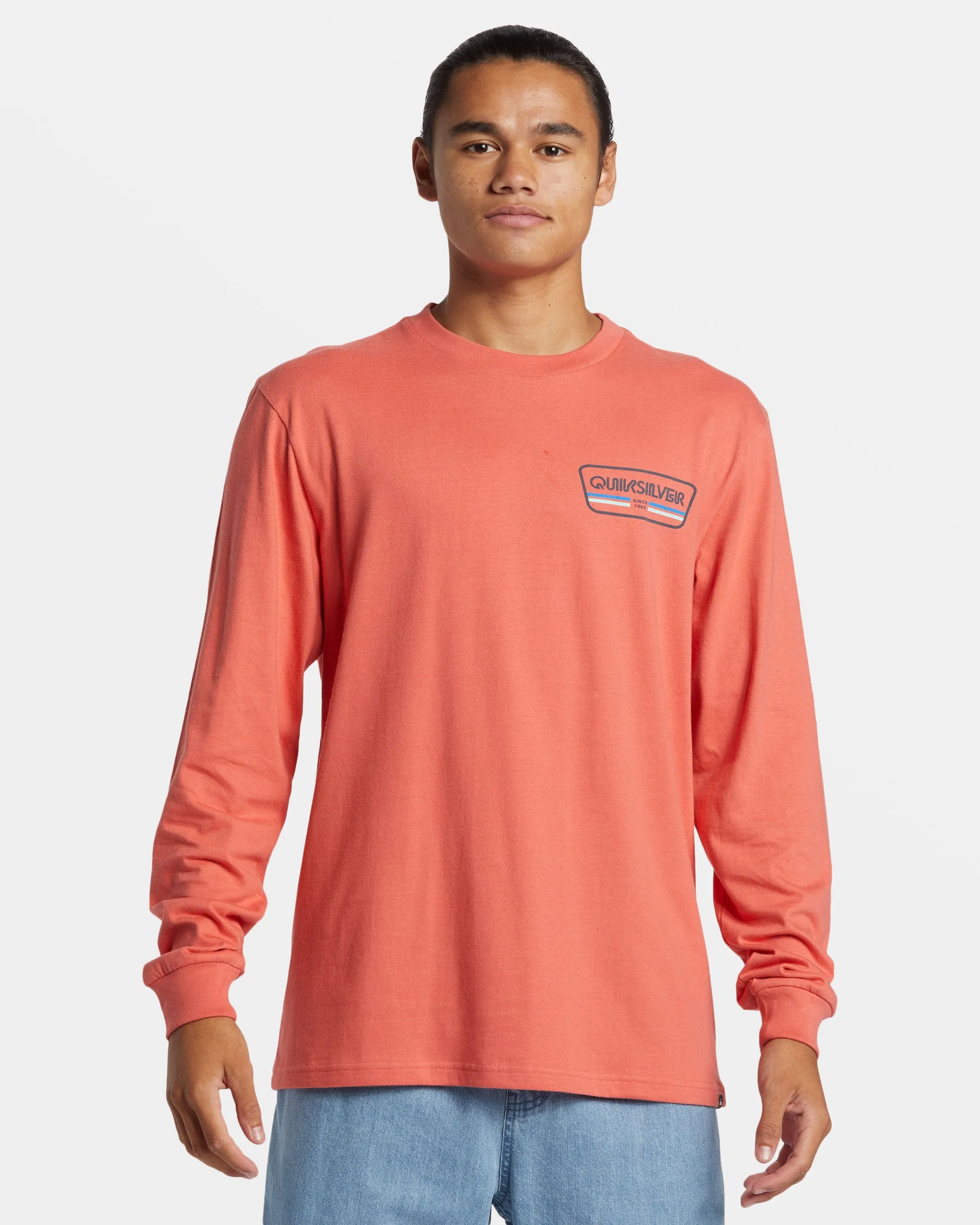 Range Life Long Sleeve T-Shirt - Spiced Coral sold by Quiksilver