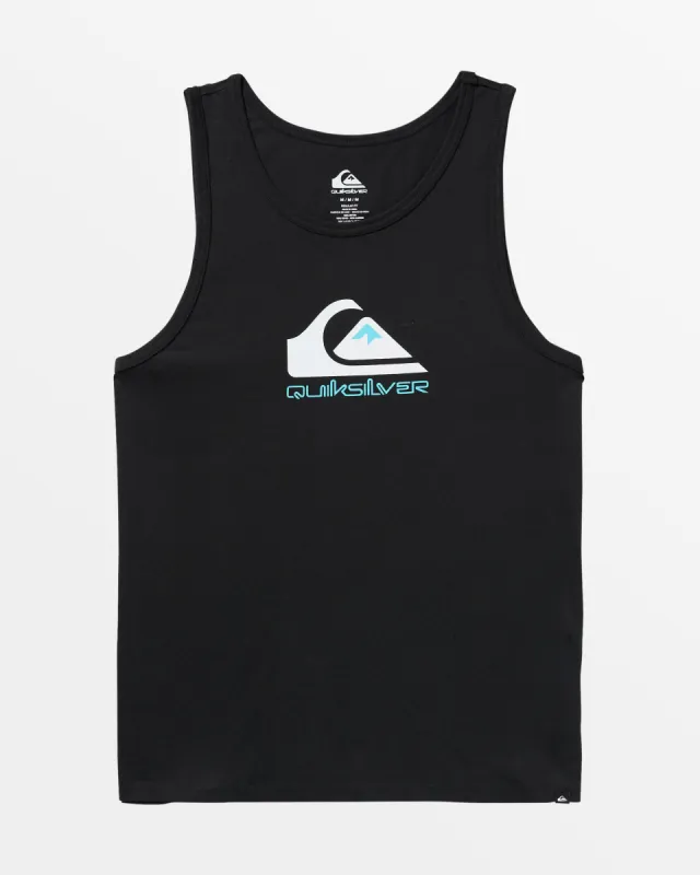 Comp Logo Tank - Black sold by Quiksilver