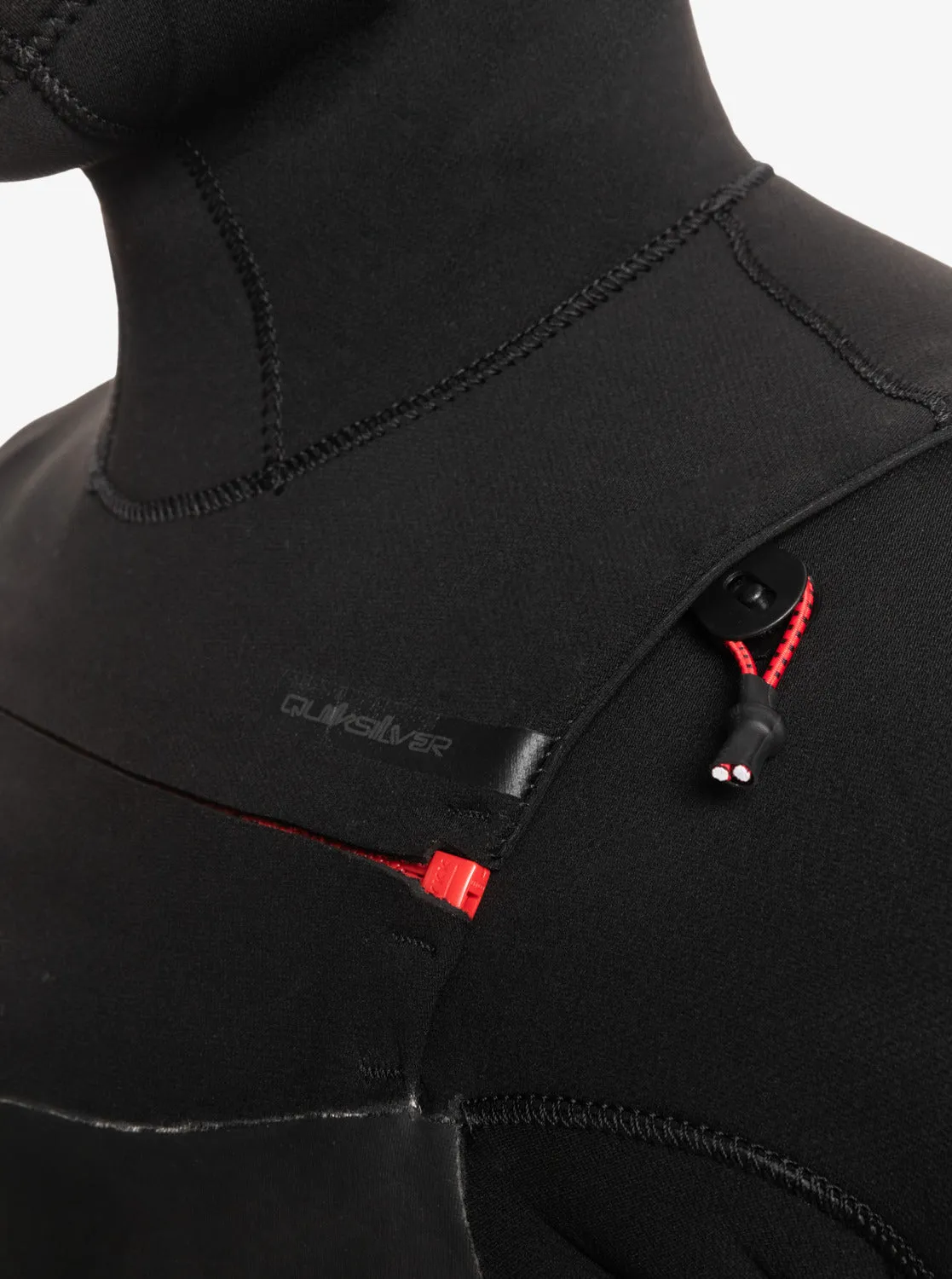 4/3 Marathon Sessions Hooded Chest-Zip Wetsuit - Black sold by Quiksilver product image thumbnail 5