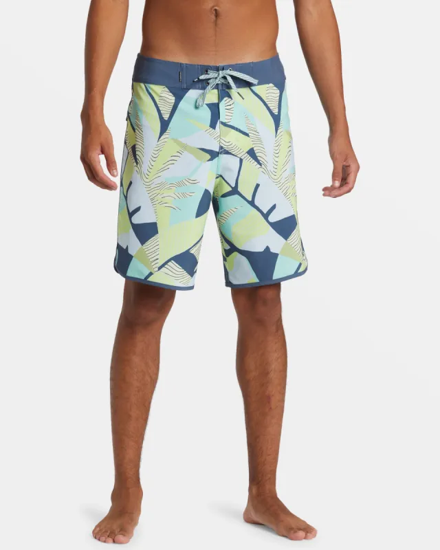 Surfsilk Scallop 19" Boardshorts - Aquifer sold by Quiksilver