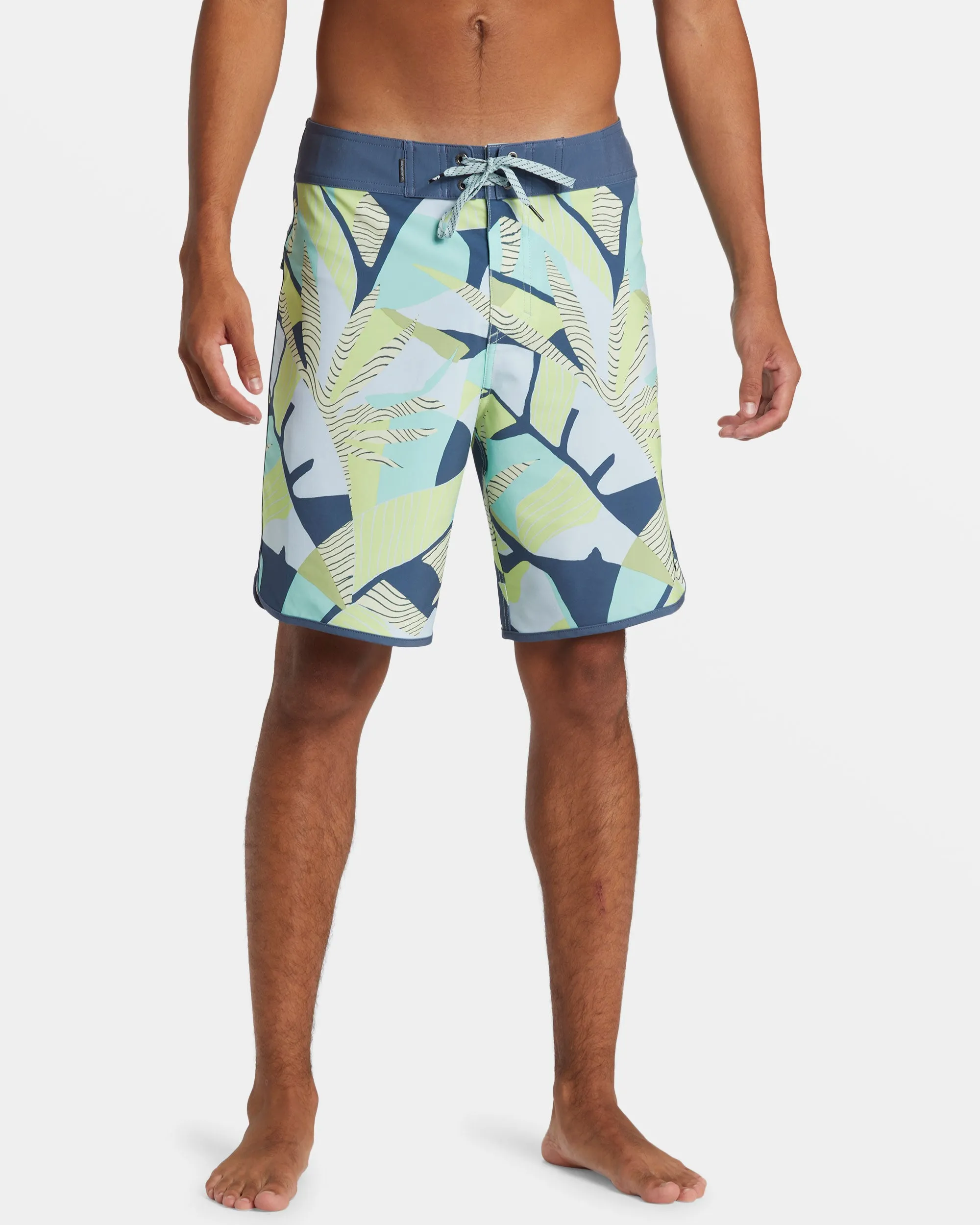 Surfsilk Scallop 19" Boardshorts - Aquifer sold by Quiksilver