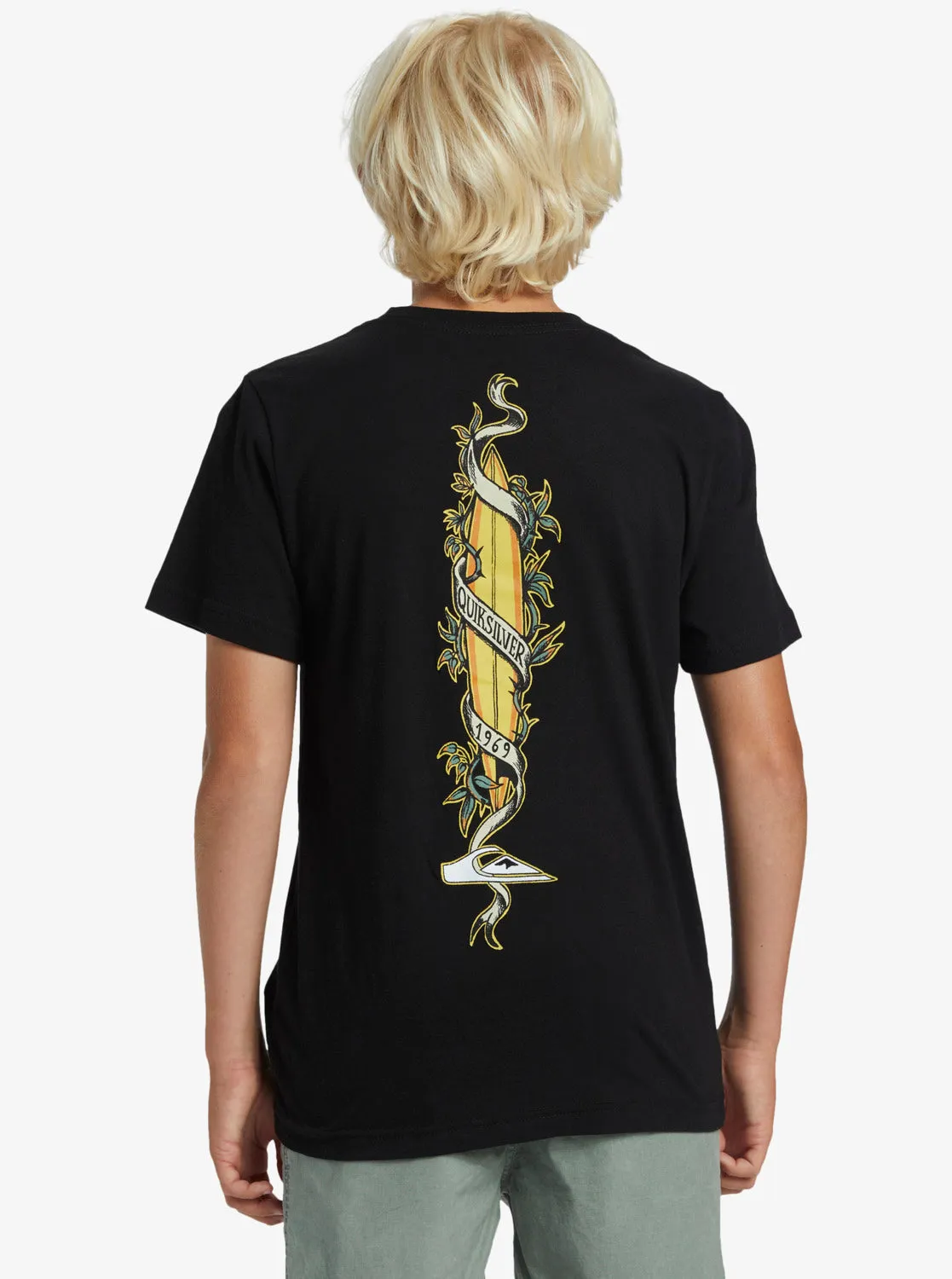 Boys 8-16 Step Up T-Shirt - Black sold by Quiksilver product image thumbnail 5