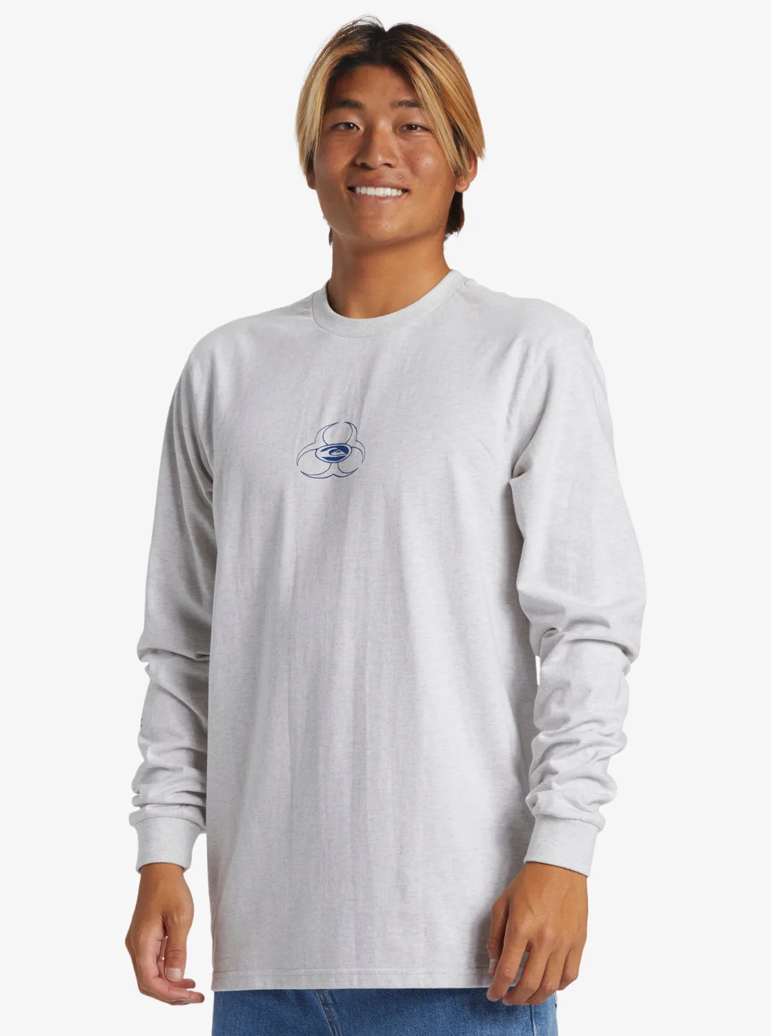 Bio Hazard Long Sleeve Saturn T-Shirt - Snow Heather sold by Quiksilver product image thumbnail 4