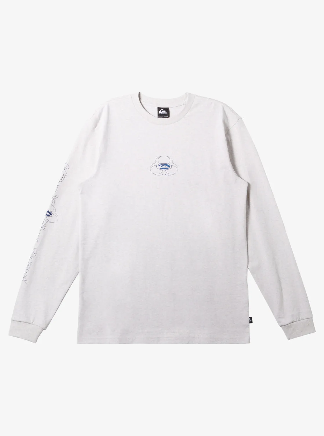 Bio Hazard Long Sleeve Saturn T-Shirt - Snow Heather sold by Quiksilver
