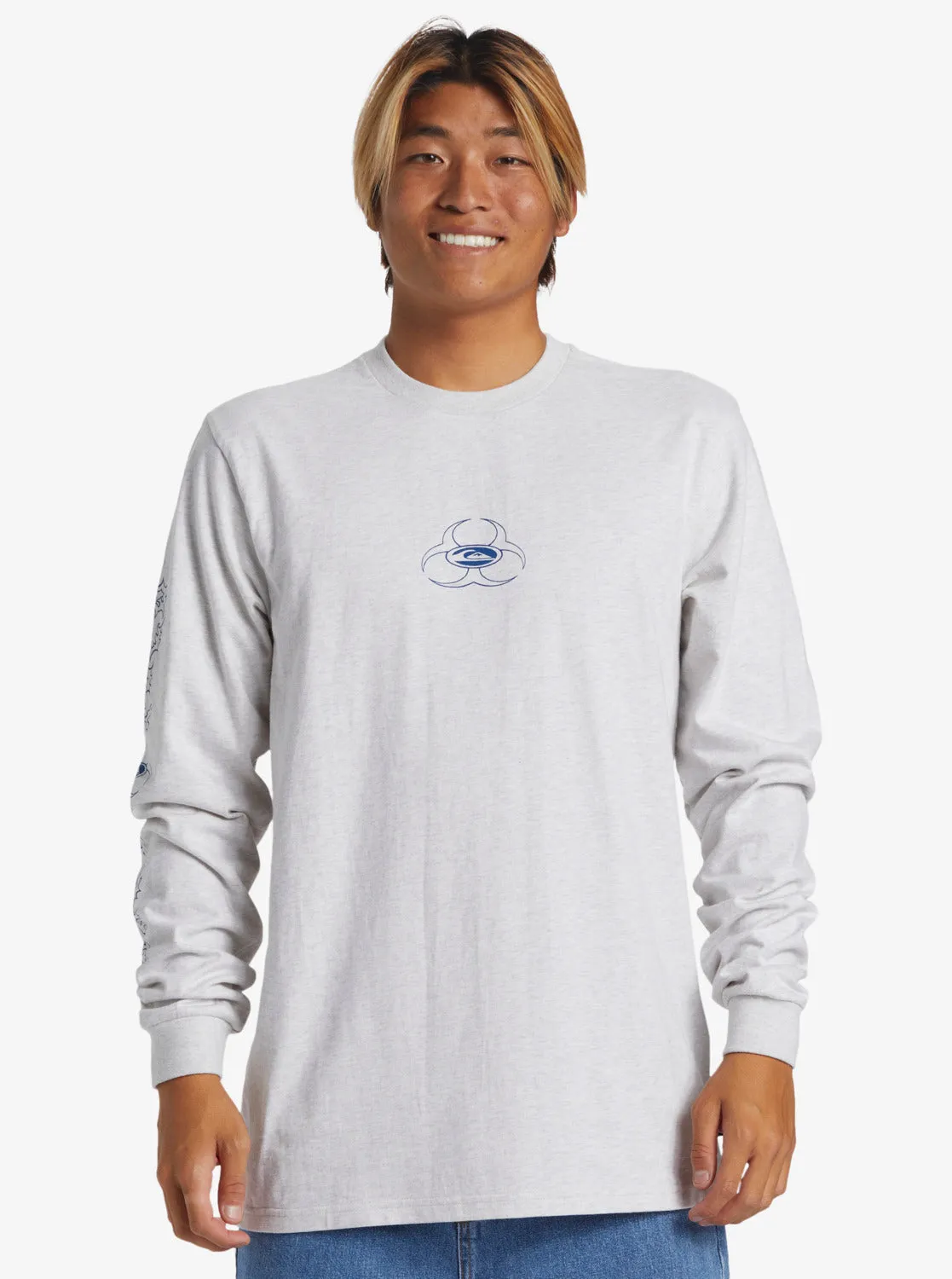 Bio Hazard Long Sleeve Saturn T-Shirt - Snow Heather sold by Quiksilver product image thumbnail 3