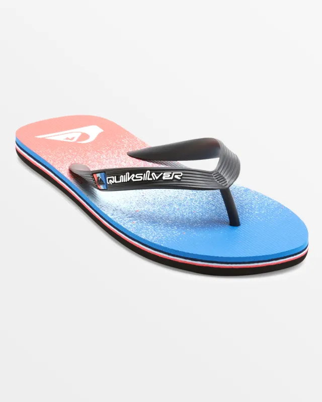 Molokai Art II Sandals - Blue/Red/White sold by Quiksilver