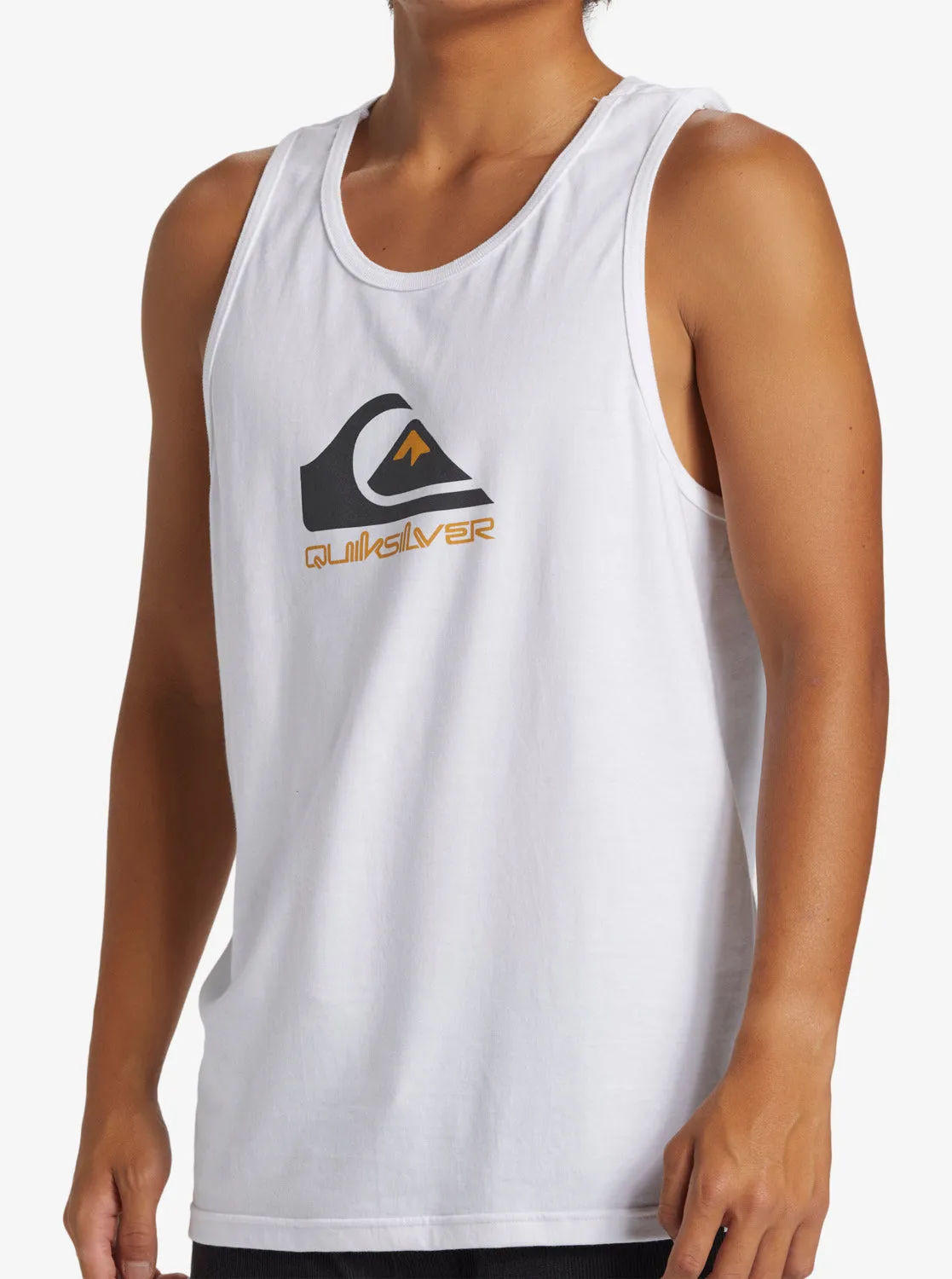 Comp Logo Tank - White sold by Quiksilver product image thumbnail 3
