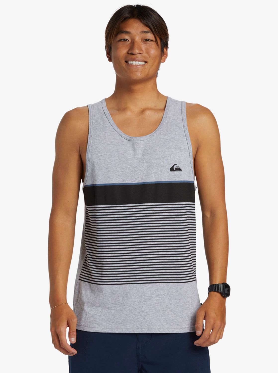 Tijuana Stripe Tank Top - Athletic Heather sold by Quiksilver product image thumbnail 3
