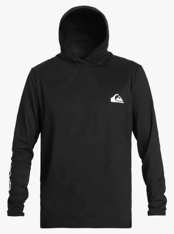 Omni Session UPF 50 Hooded Long Sleeve Surf Tee - Black sold by Quiksilver
