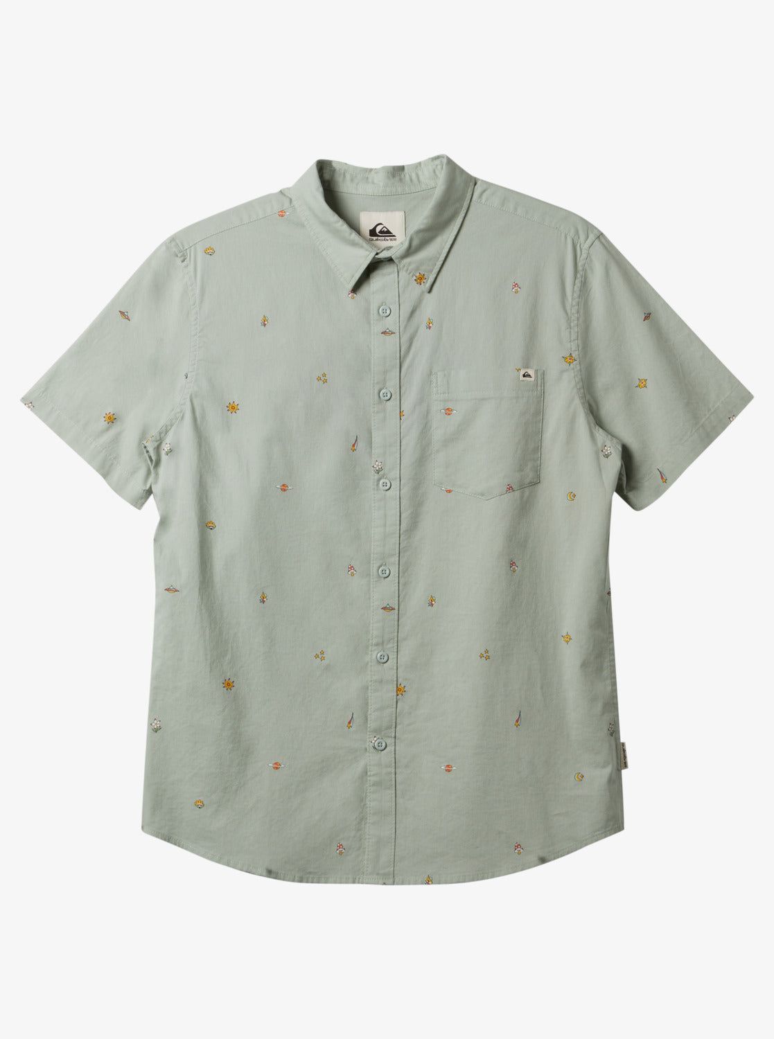 Boys 8-16 Apero Classics Short Sleeve Woven Shirt - Cloud Blue Aop Mix Bag Ss sold by Quiksilver